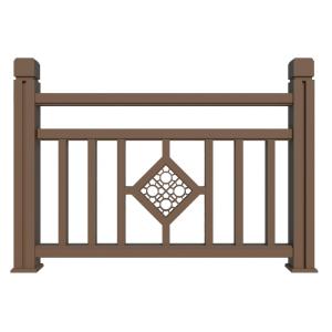 New generation outdoor pvc deck railing