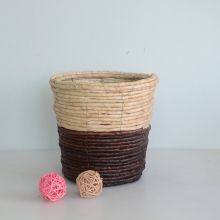 maize rope handicraft collecting basket?