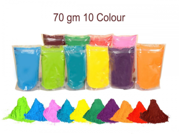 Festival Herbal Holi Colours 7 Packets 100gms Each