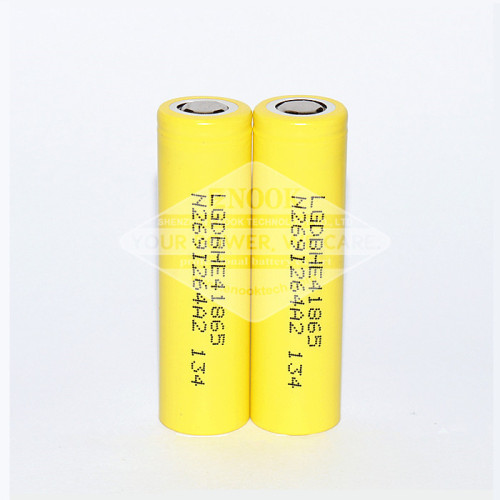 Lemon Yellow LG HE4 Vapor Battery