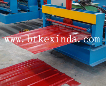 910 trapezoid cold aluminium sheet rolling machine