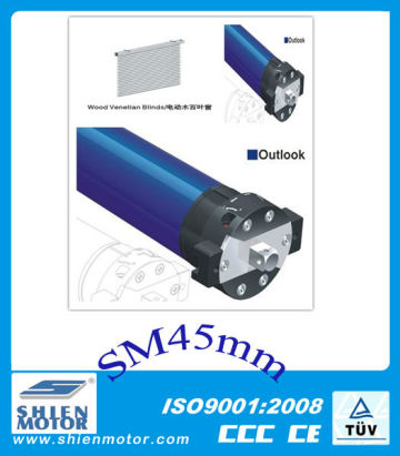 Radio venetian blinds tubular motor