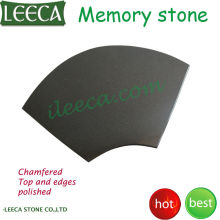 Fan shaped granite memory stone facing stone