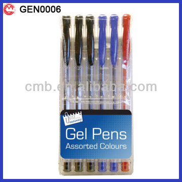 free samples gel pen in PVC bag