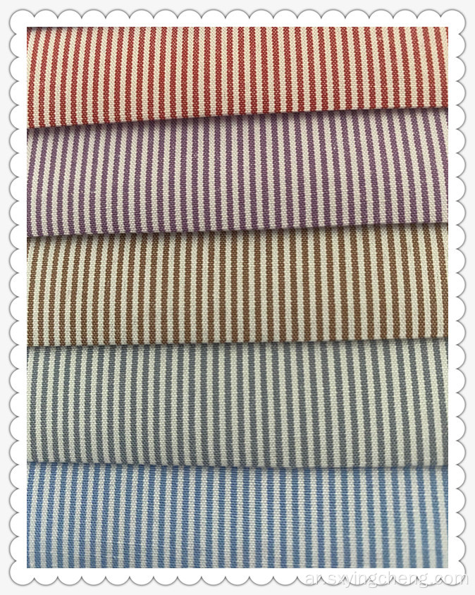 أزياء Tc Stripe Yarn-dyefd Fabric