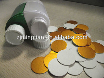 Induction aluminum foil gasket for pesticide bottle induction golden seal liner for PET bottle