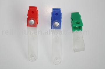 Colored Plastic Strap Clip for Promotion