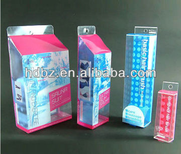 decorative clear plastic gift packaging boxes