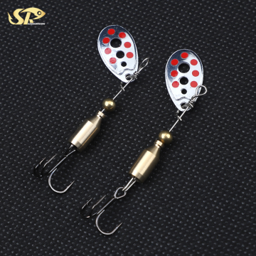 SuperiorFishing Trout Spinners Bait - Brass Spinner Blade Wobbler for Freshwater Trout Fishing Lures SJ102