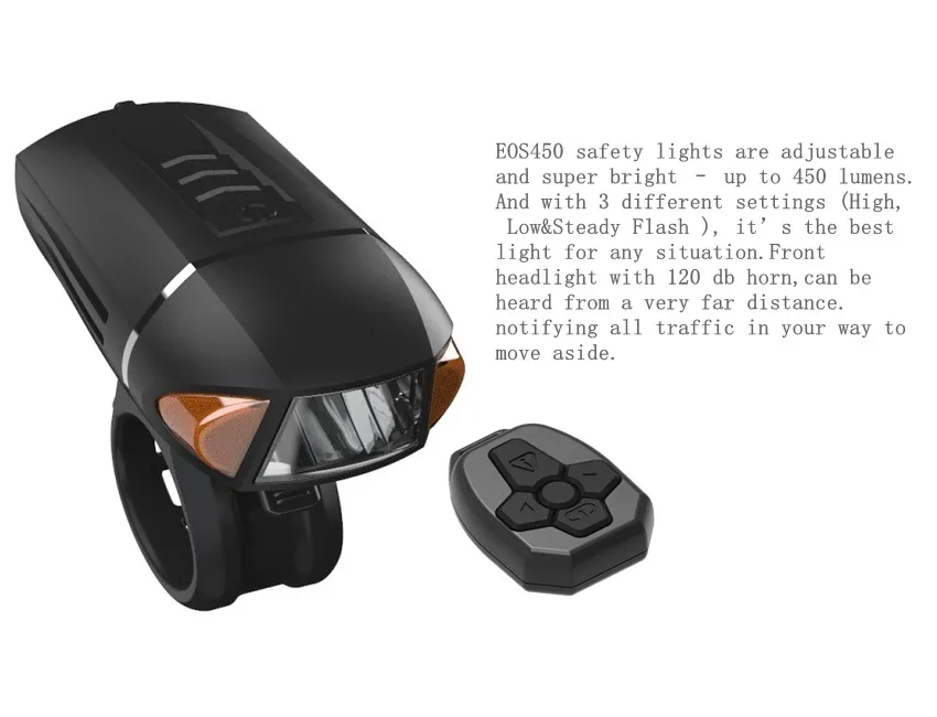 Ultra-Bright USB Rechargeable Bike Light with 360 Lumens