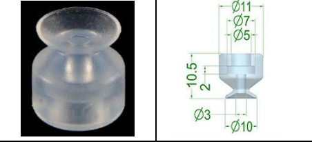 Vacuum Lowes Mini Silicone 10MM Suction Cups