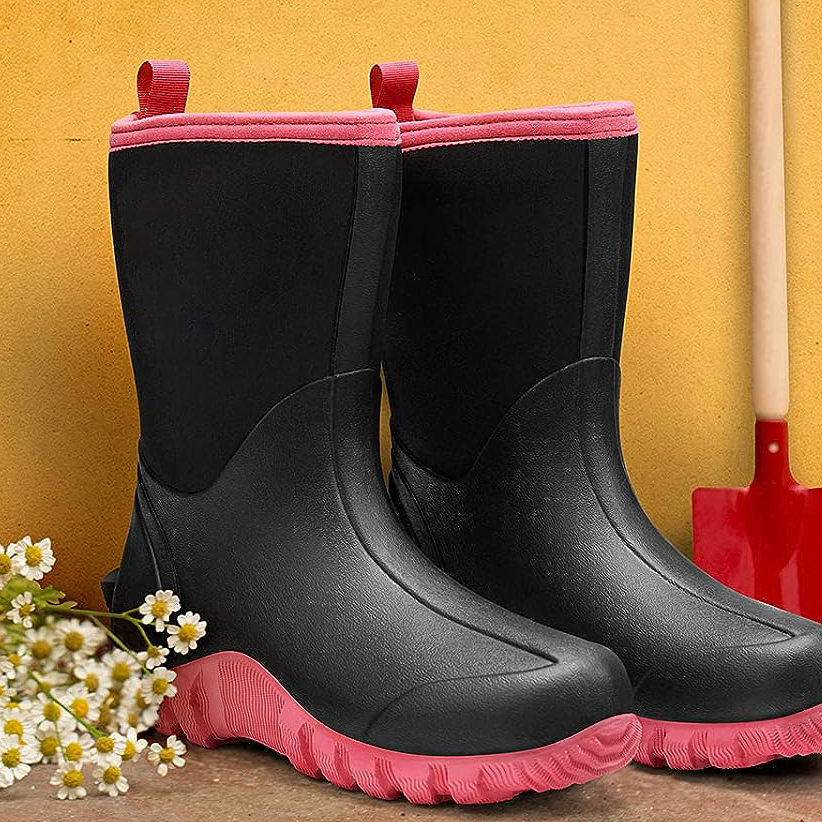 Women Neoprene Work Boots For Farming Gardening Fishing Jpg