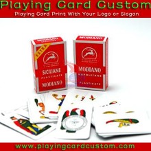 customized spainish playing card