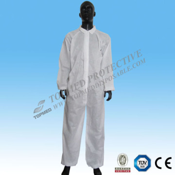 Coverall with collar