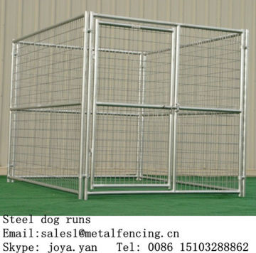 Folded dog houses steel structure dog kennels movable dog runs collapsible dog playpens