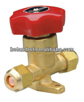 refrigeration brass hand valve (flare)