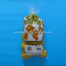 Hot sale high quality customed plastic potato bag