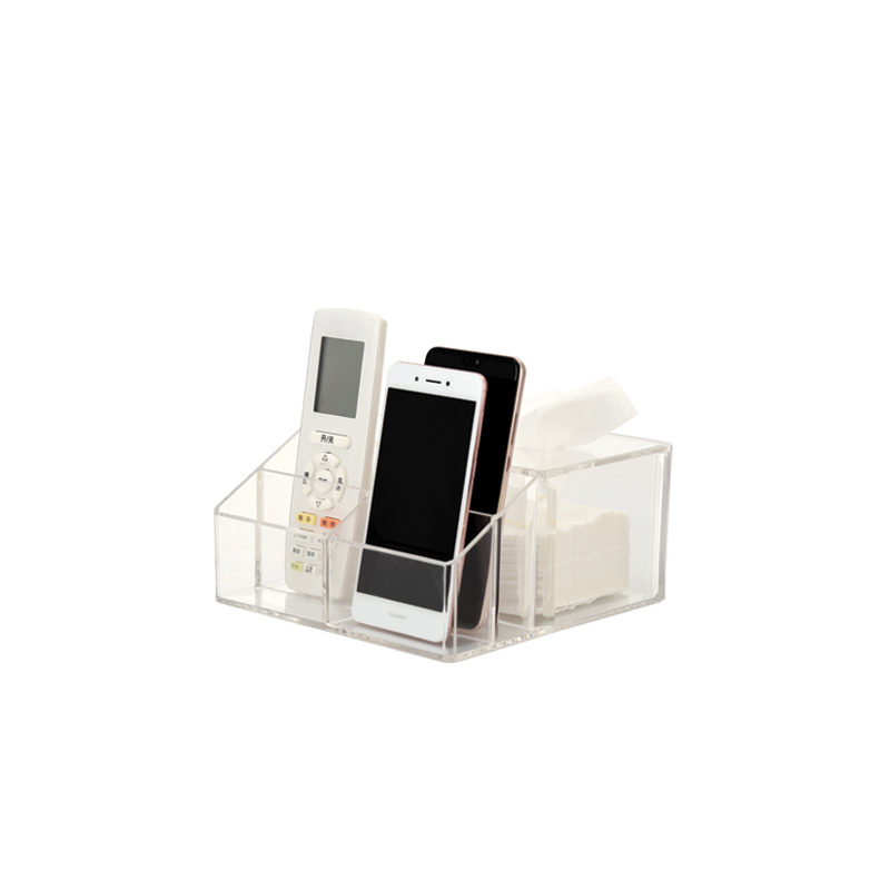 Rectangular Tissue Box Hard Plastic Tissue Box Holder Hotel Unbreakable Clear Napkin Holder