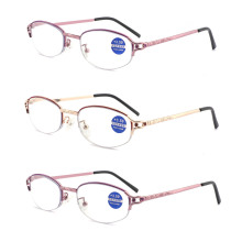 1850 Square Anti-Blue Light Blocking Reading Glasses: Factory Wholesale Vintage Rectangle Reading Glasses Frames