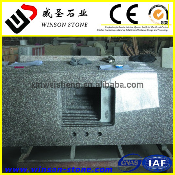 cheap wholesale price pink red granite G664 Bainbrook Brown granite counter, countertops, vanity tops