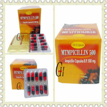 Ampicilina 500 mg cápsulas de dosagem