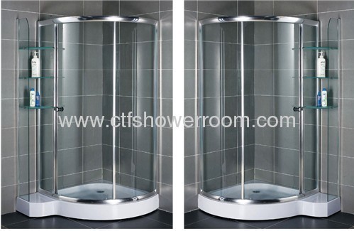 Front 5mm Clear Tempered Glass Modern Shower Enclosure 