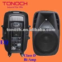 with wheels RMS 300W active acoustic digital bi-amp speaker