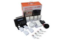 Gsm Home Wireless Burglar Alarm System , Alarm Auto-dial And 24 Wireless Zones Systems