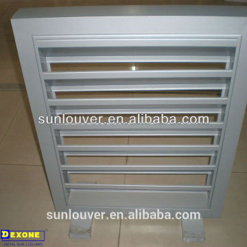 dustproof adumbral operable aluminum louvers