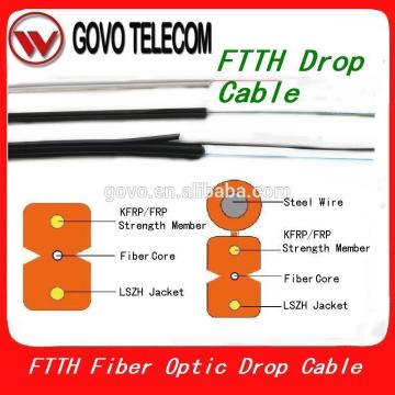 Bow-type drop cable/ Self-supporting bow-type drop cable