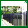 Galvanized steel garrison fencing