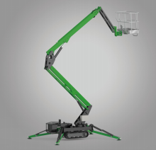 Electric Crawler Spider Boom Lifts 10m Spider Aerial Work Platform