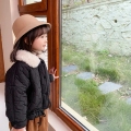 Manteau en coton pour enfants d&#39;hiver Couleur de couleur unie épaissie