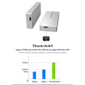 40Gbps Thunderbolt3 M.2 NVMe SSD Enclosure