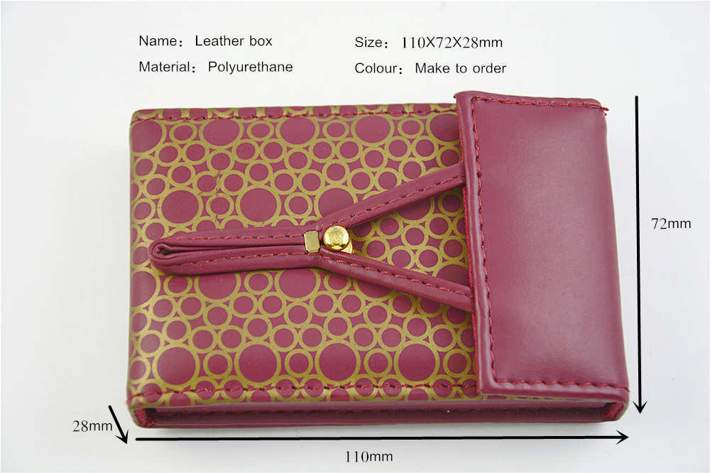 Caja de cuero personalizada Personalised Leather Box