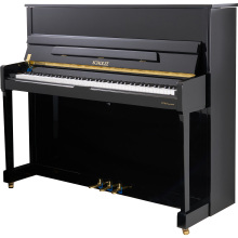 PETROF·SCHOLZE S123 Upright Piano Black Polished Professional Playing 123cm European produced Piano by PETROF