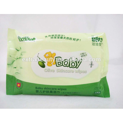 Organic Natural Baby Olive Skin Care Wipes