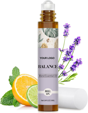 Wholesale Aromatherapy Oils Roll On Set Sleep Essential Oil Blends Stress Balance for Deep Relaxing