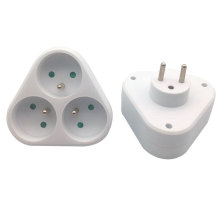 French Triangular Adapter Plug Without Switch