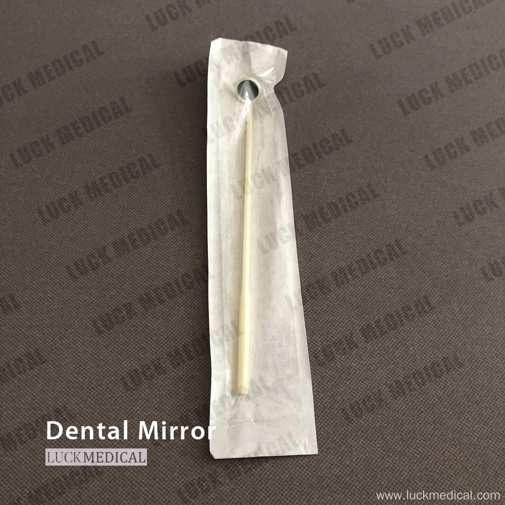 Medical Plastic Mouth Mirror Oral Inspection Use