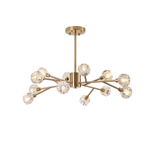 LEDER Glass Chandelier tsara tarehy