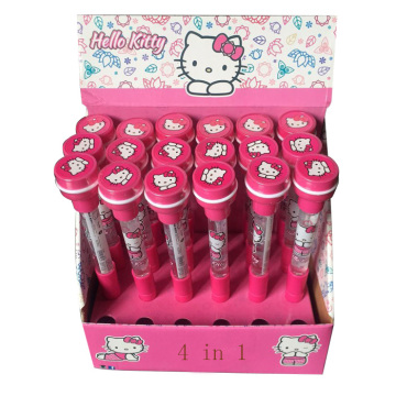 FUNWOOD GQC Multifunction Pen: A 4-in-1 Tool Combining Pen, Stamp, Light, and Bubble Writing Functionality