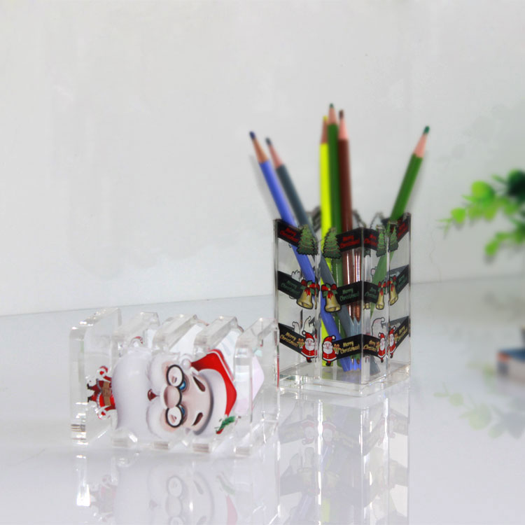 Clear Acrylic Pencil Holder