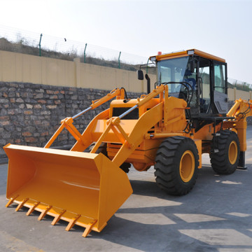 china mini backhoe loader with variety attachments