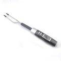 Temperature fork with LED light