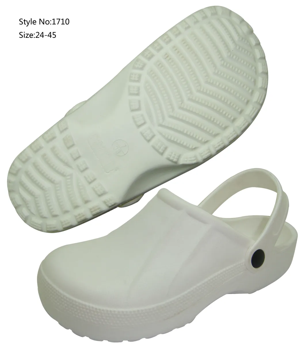 Comfort White Custom EVA Clog for Men, Women, Children