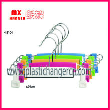 color pant kids hangers, plastic kids hangers,kids hanger