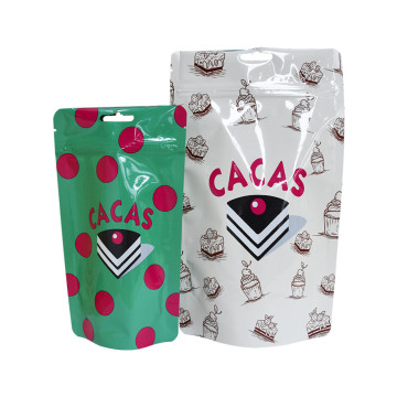 Digital Printing Double Zipper Recyclable Stand Up Pouches