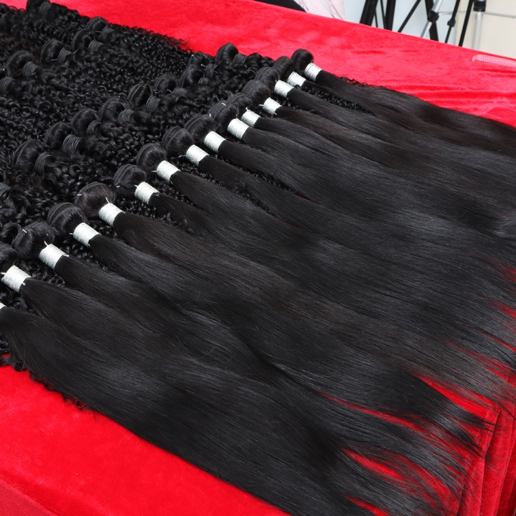 8a grade straight 40 inch Wholesale price Human Hair  Cuticle Aligned Hair Free Sample Silky Brazilian Hair Bundle