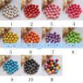 6/8/10/12/14 MM Akrylowe plastikowe okrągłe AB Chunky Beads